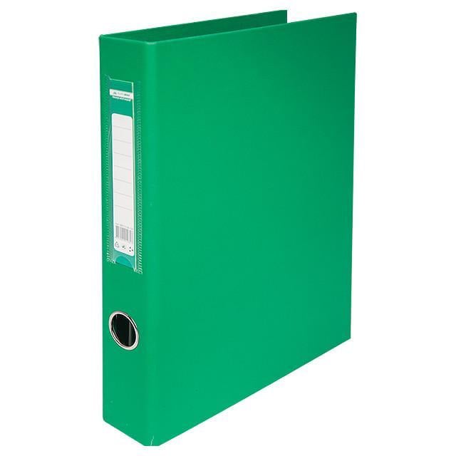 Папка двостороння Buromax A4 на 4 кільця 4 см Зелений (BM.3106)