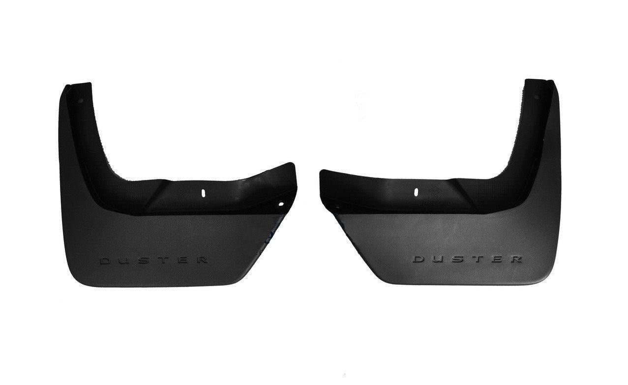 Брызговики автомобильные задние для Renault Duster II 2018-пластиковые Черный (8201700276)
