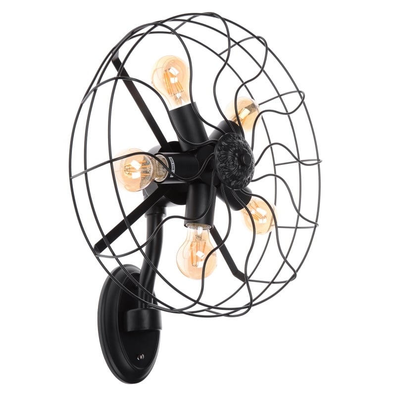 Бра Brille BL-332W/5 E27 BK (26-321)