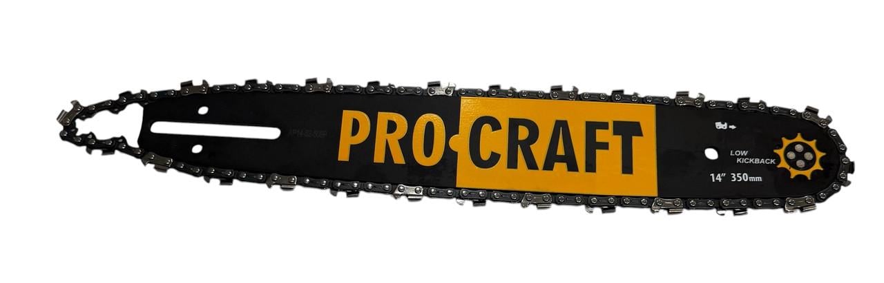 Комплект шина ланцюг для акумуляторної пилки Procraft PKA-40LI/Rupez RCS-40Li 35 см 52 ланки 3/8 крок 1,3 мм - фото 2 Комплект шина ланцюг для акумуляторної пилки Procraft PKA-40LI/Rupez RCS-40Li 35 см 52 ланки 3/8 крок 1,3 мм - фото 2