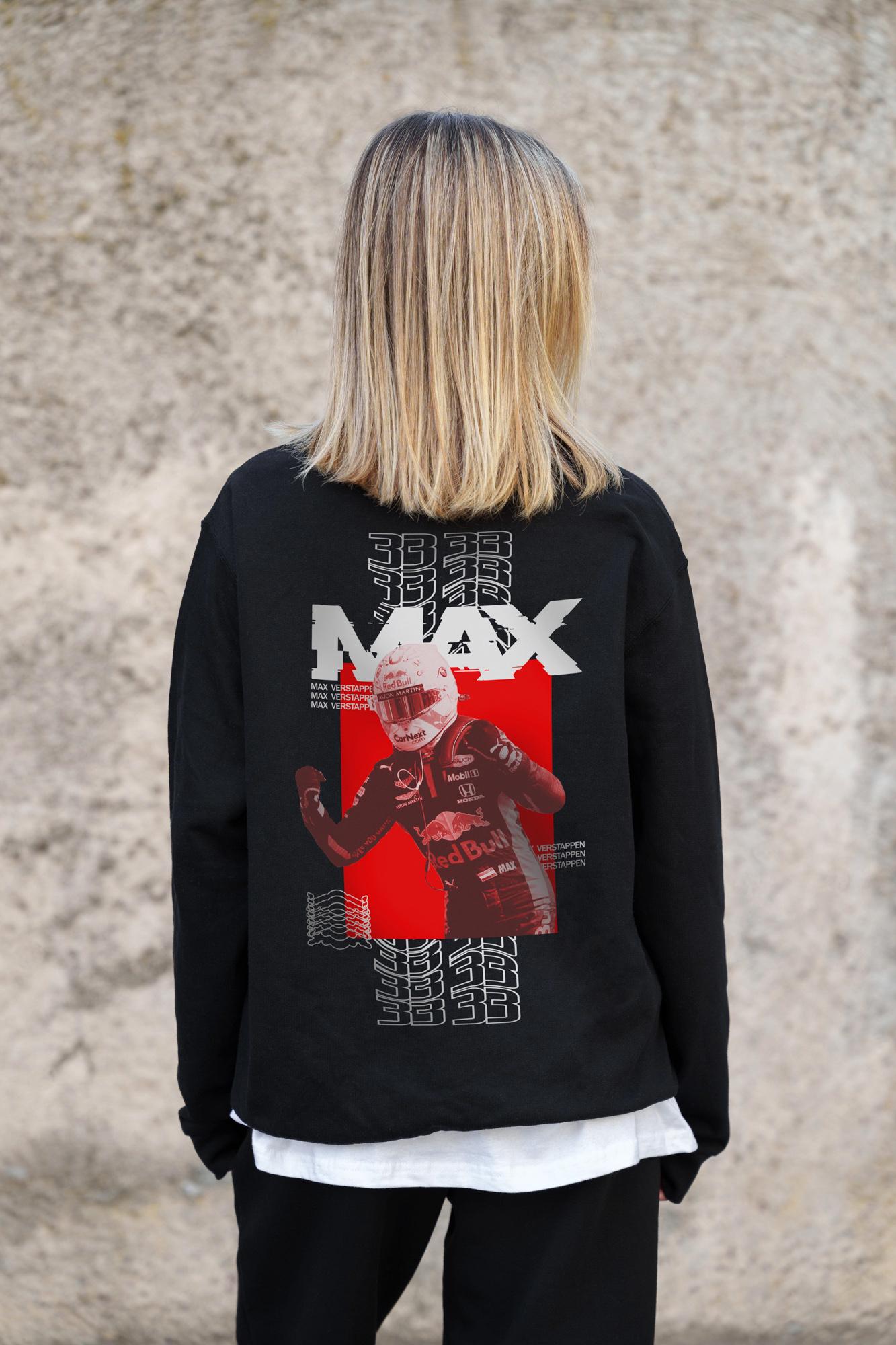Свитшот оверсайз с принтом Without Max L/XL Black (L/XL8055626) - фото 8
