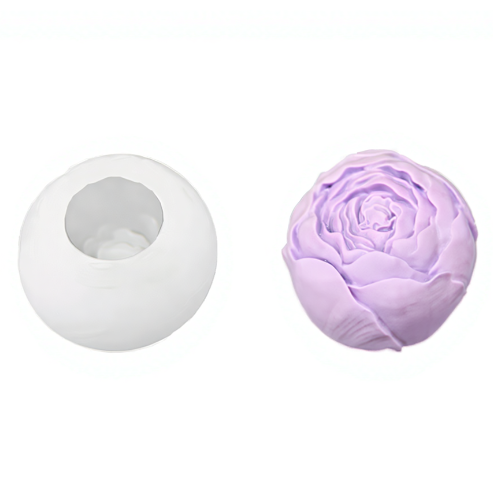 Силиконовая форма для изготовления свечи молд для изделий из пчелиного соевого воска и парафина 50х50х42 мм