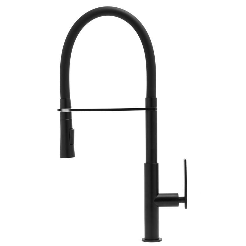 Смеситель кухонный Italla Черный