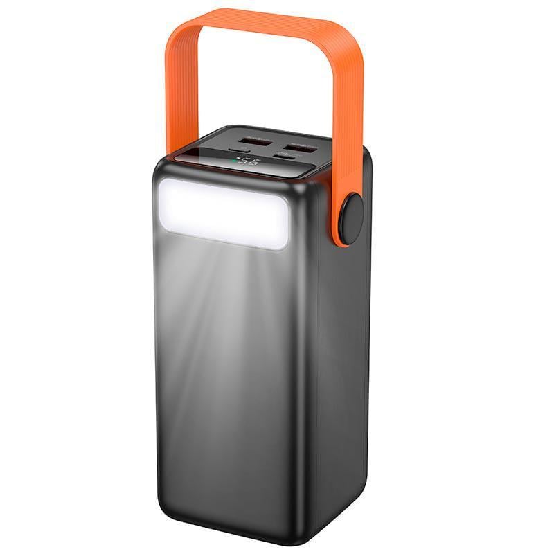 Повербанк Borofone BJ66A с фонарем и быстрой зарядкой 50000 mAh 22,5W Black (32550503)