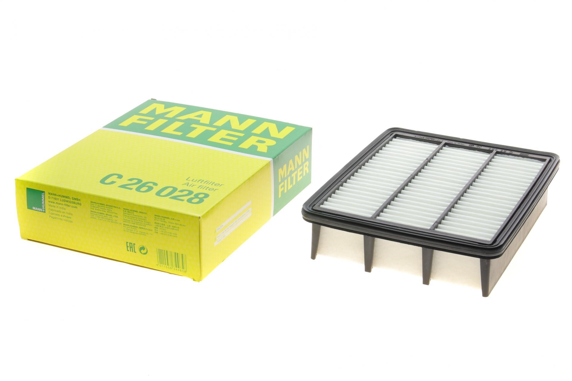 Фильтр воздушный Mann-Filter для Mazda 3/6/CX-5 2,2 Skyactiv-D/2,0 13-/CX-9 2,5T 16- (C 26 028) Фильтр воздушный Mann-Filter для Mazda 3/6/CX-5 2,2 Skyactiv-D/2,0 13-/CX-9 2,5T 16- (C 26 028)