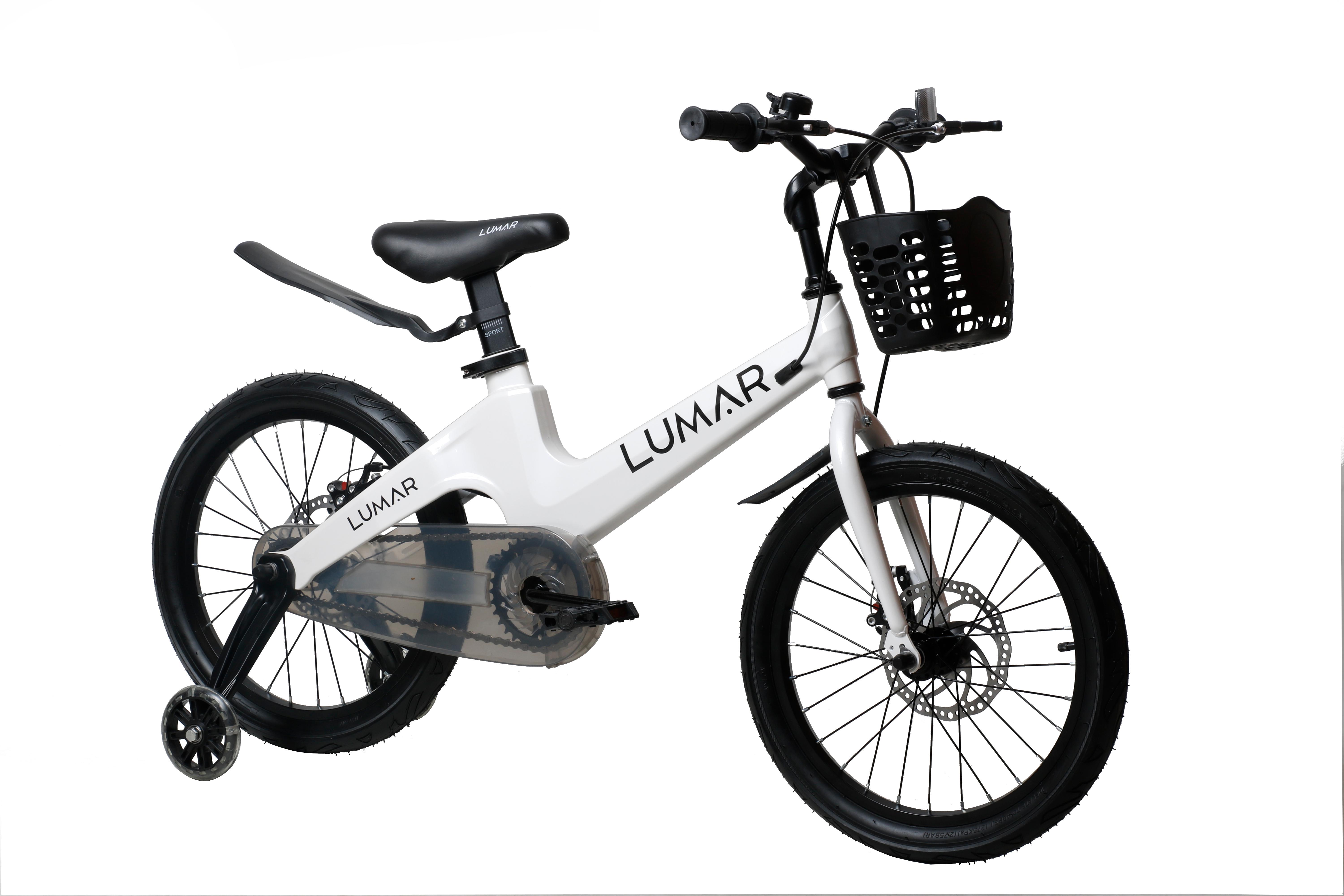 Магниевый детский велосипед LUMAR 18" Белый перламутр (1801) Магниевый детский велосипед LUMAR 18" Белый перламутр (1801)