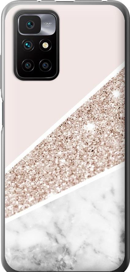 Чехол на Xiaomi Redmi 10 Пастельный мрамор (4342u-2488-42517)