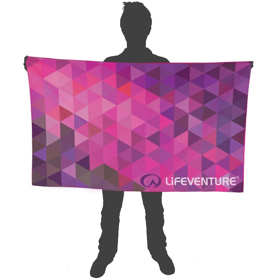 Рушник Lifeventure Soft Fibre Triangle Pink giant (52431) - фото 3