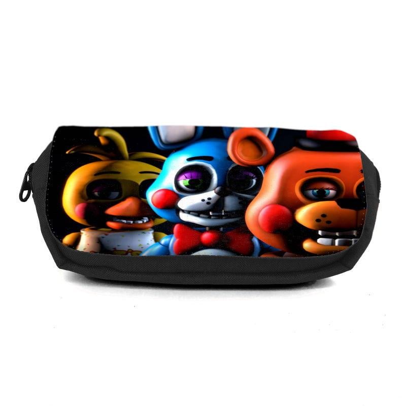 Пенал школьный Аниматроники Пять ночей Фредди FNAF-0001 Черный (1478385322)