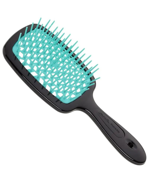 Расческа для волос Janeke Superbrush 21 см Черный/Бирюзовый (34430840)