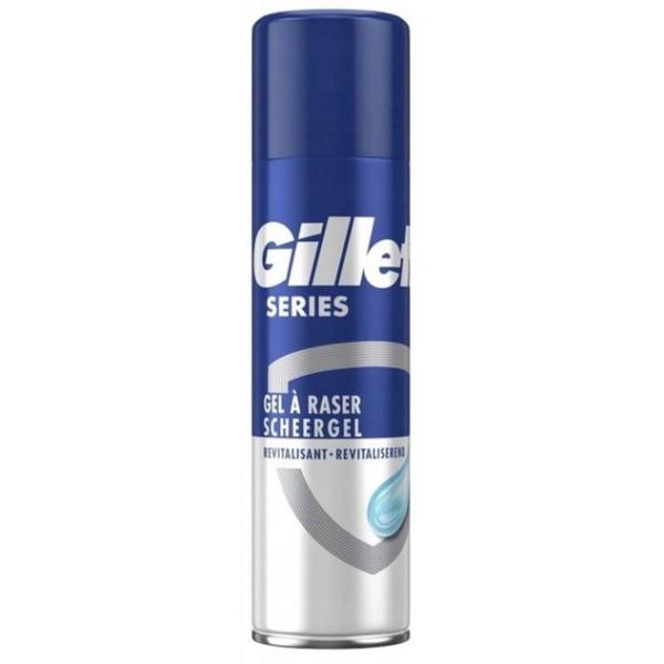 Гель для гоління GILLETTE Series Revitalizing із зеленим чаєм 200 мл (619559/619535)