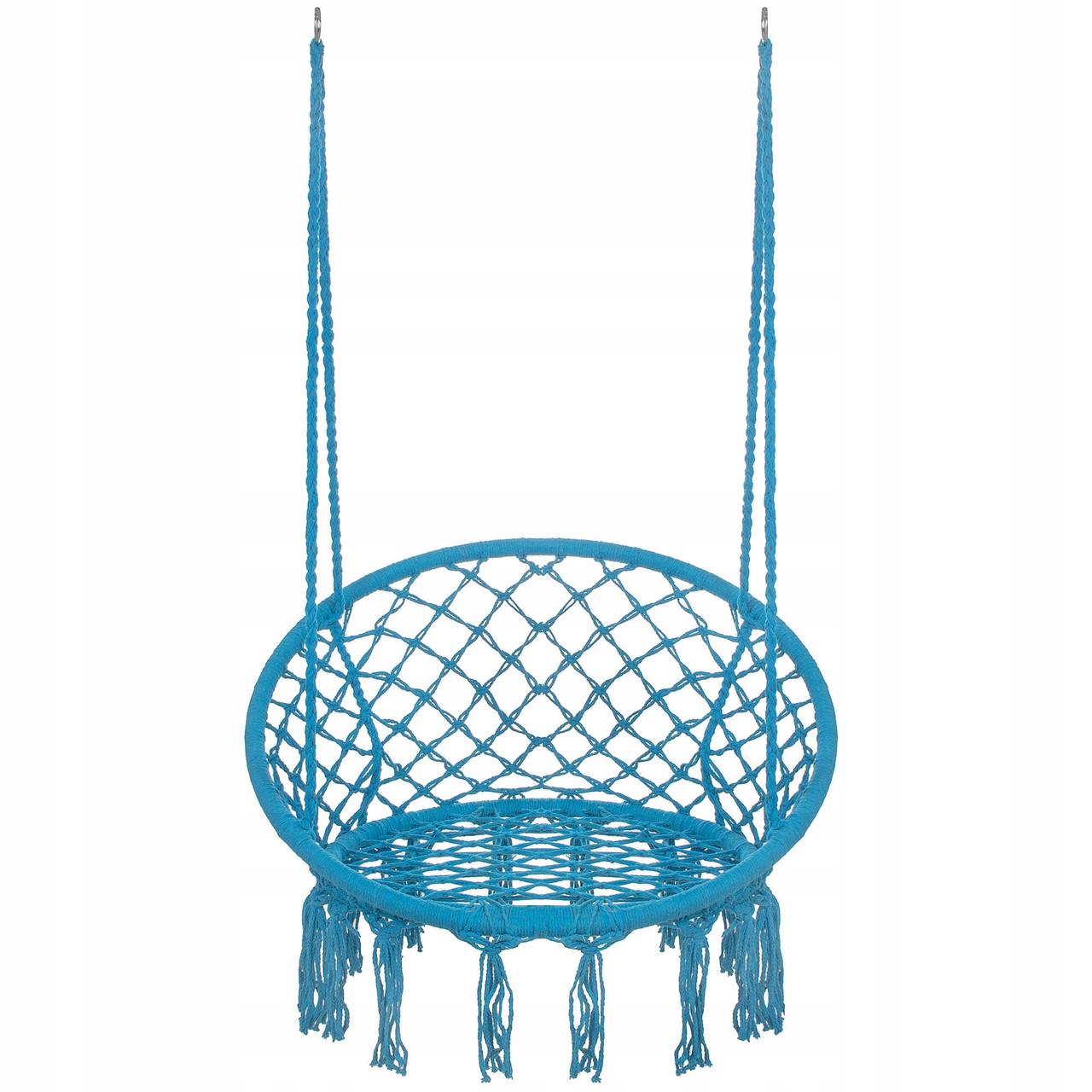 Підвісне крісло-гойдалка Springos SPR0025 Blue - фото 9 Підвісне крісло-гойдалка Springos SPR0025 Blue - фото 9