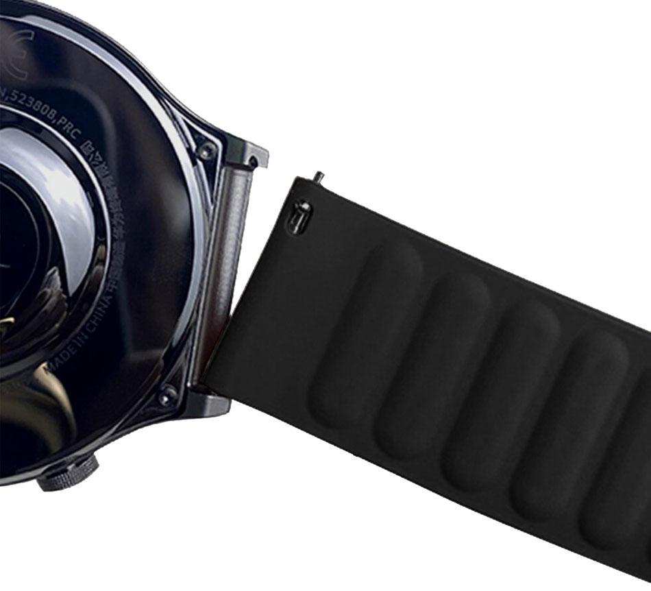 Силиконовый магнитный ремешок Primolux Magnet для часов Samsung Galaxy Watch 46 мм SM-R800 Black - фото 3 Силиконовый магнитный ремешок Primolux Magnet для часов Samsung Galaxy Watch 46 мм SM-R800 Black - фото 3