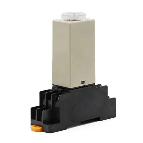 Реле времени регулируемое 24 В 0-30с с колодкой PYF08A для DIN-рейки (fcc949dd)