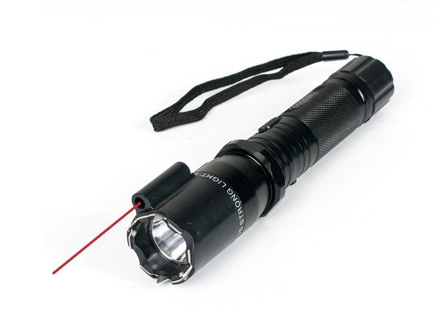 Фонарь аккумуляторный 288 с лазером