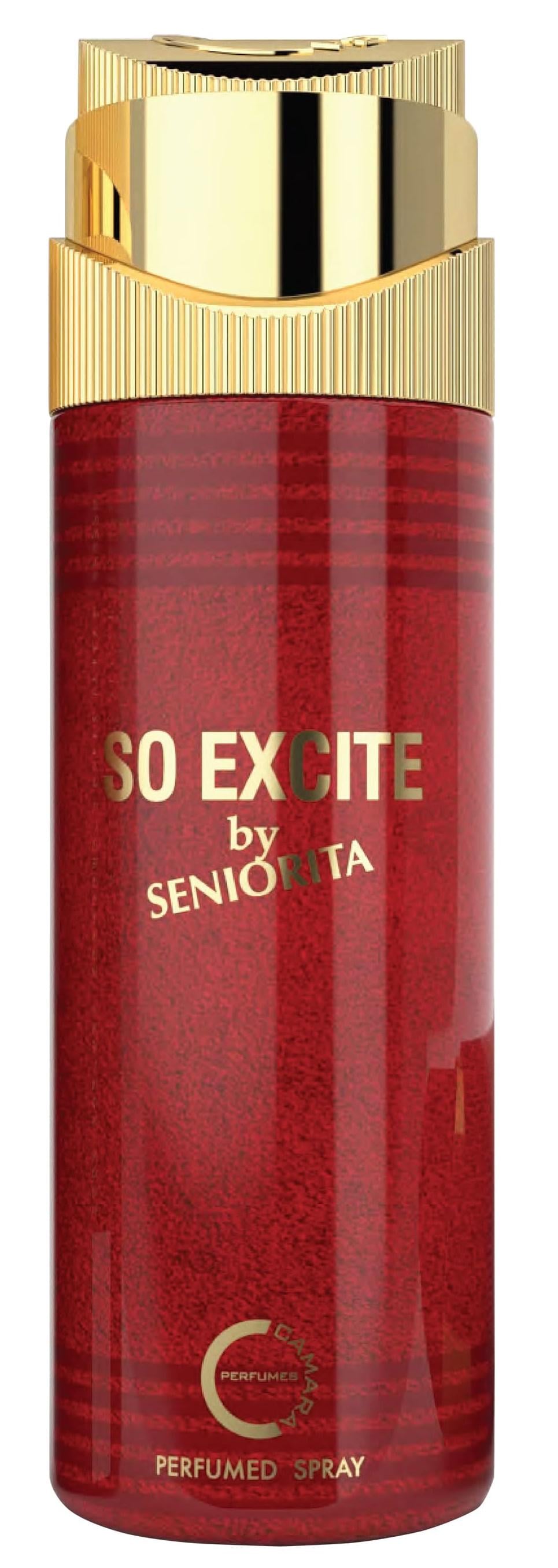 Дезодорант парфюмированный для женщин Camara So Excite by Seniorita 200 мл (36918561)