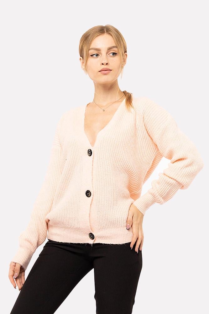 Женская кофта р. 46 Розовый (SKT000864833)