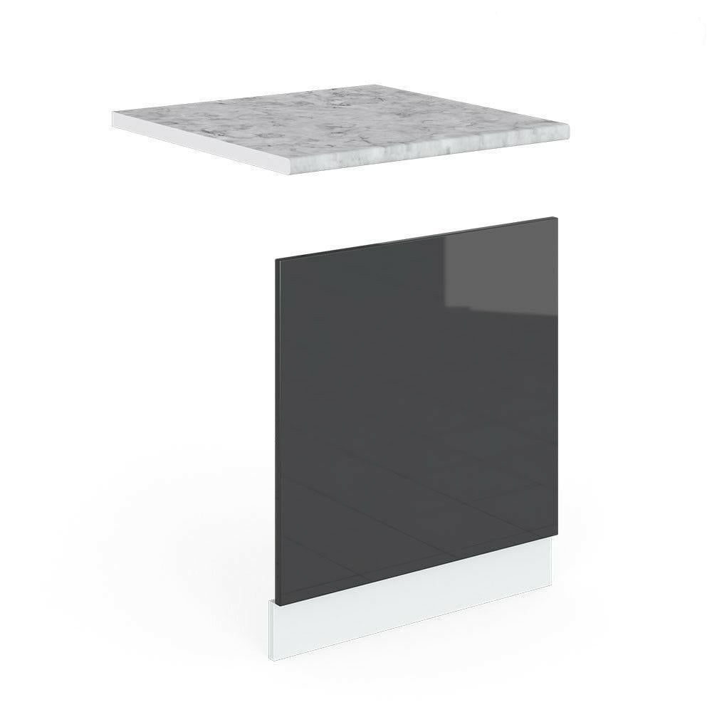 Модуль фасад для посудомойки 60 см Vicco Антрацит