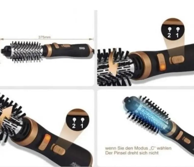 Стайлер універсальний DSP D-50046 з феном та щіткою 1000 Вт Чорний (2104618630) - фото 5 Стайлер універсальний DSP D-50046 з феном та щіткою 1000 Вт Чорний (2104618630) - фото 5