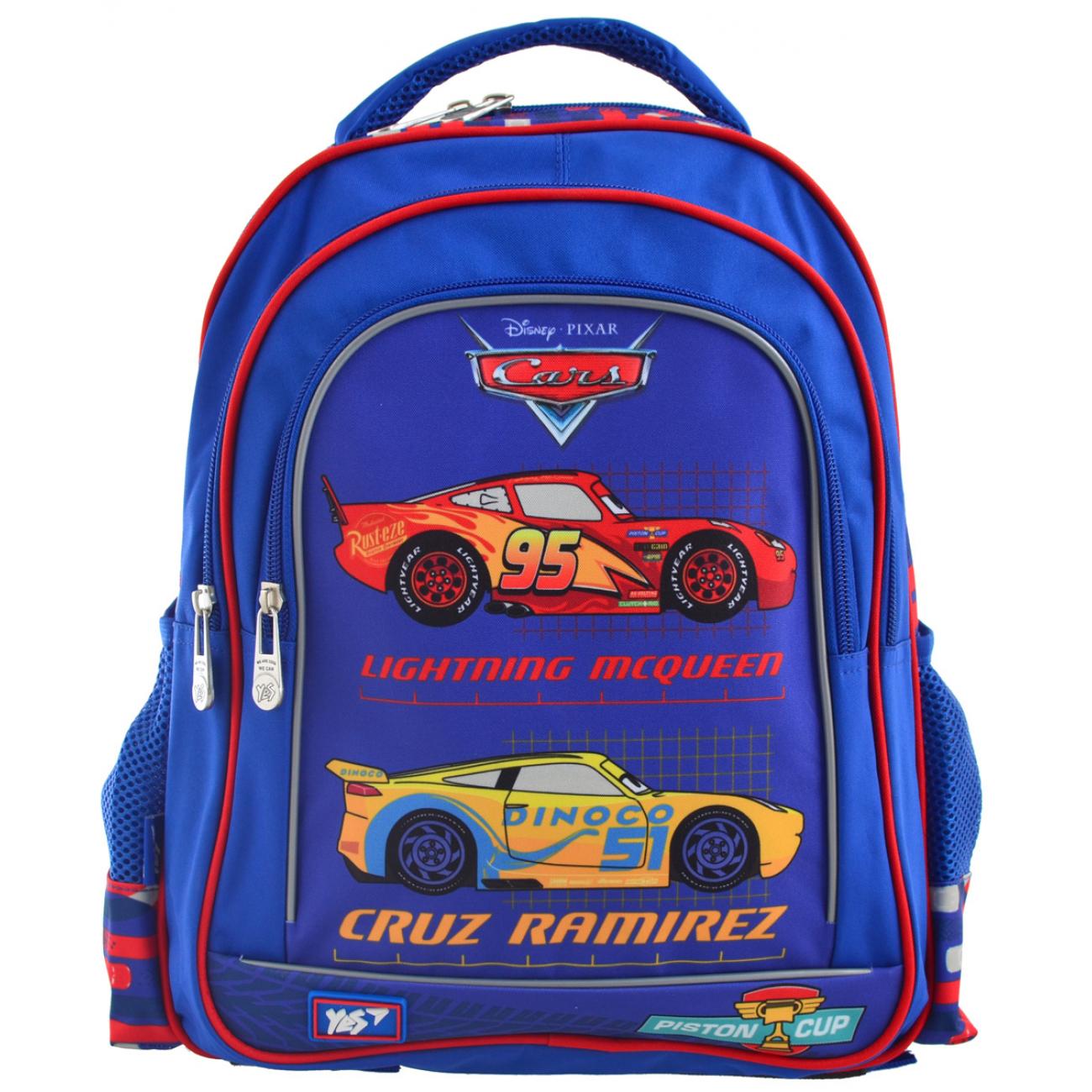 Рюкзак ортопедический Yes Cars 37х11х29 см (S-22)