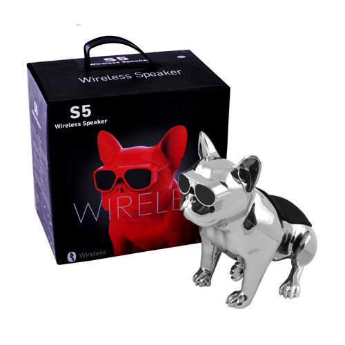 Колонка Aerobull Dog Metallic S5з сенсорним керуванням Bluetooth Срібний (537383)