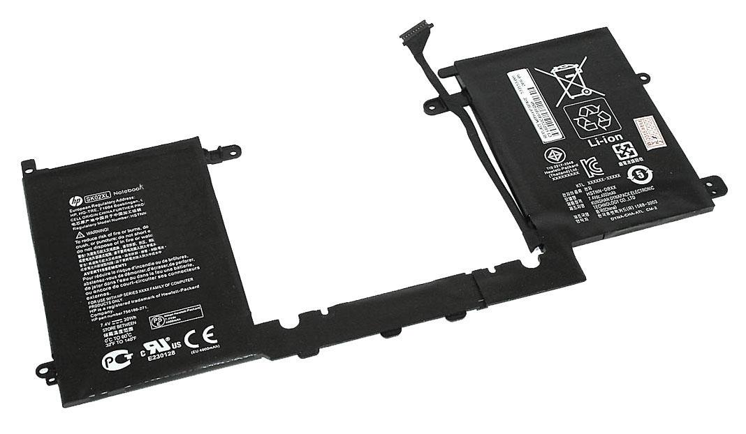 Аккумулятор для ноутбука HP SK02XL SPLIT 13-R 7,4 V 4000 mAh (058535)