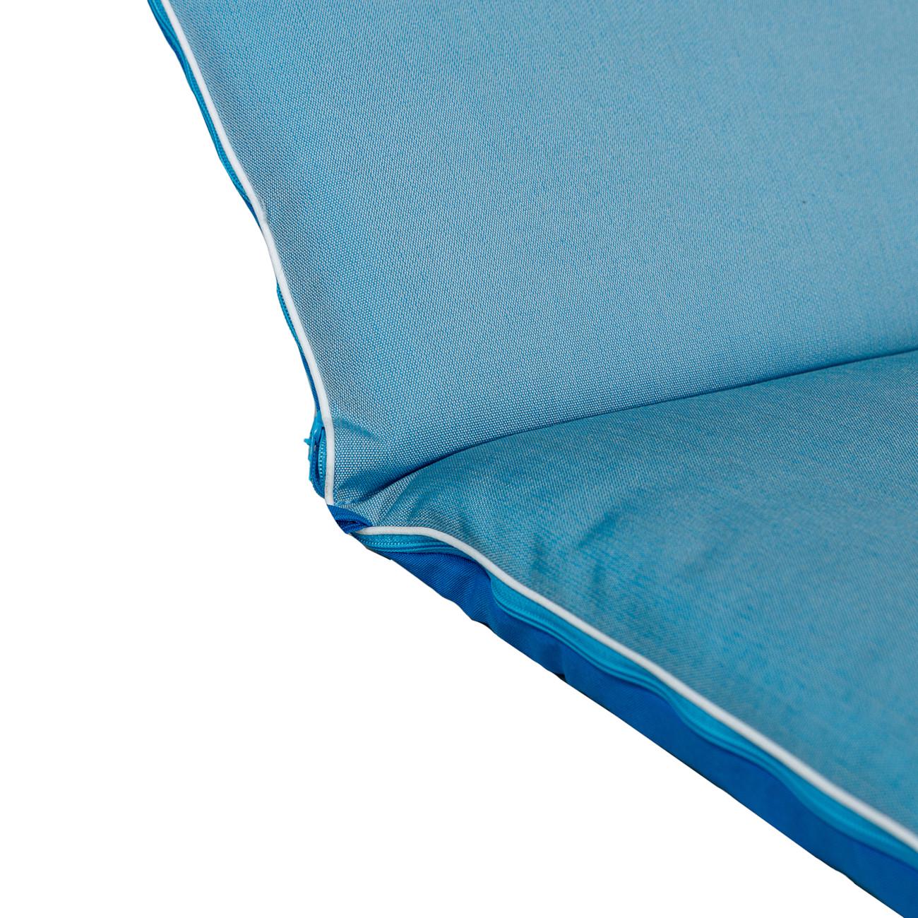 Матрас для шезлонга Ost-Fran TRIO тексилк 189x58x5 см Синий меланж 649/306 (3909) - фото 3 Матрас для шезлонга Ost-Fran TRIO тексилк 189x58x5 см Синий меланж 649/306 (3909) - фото 3