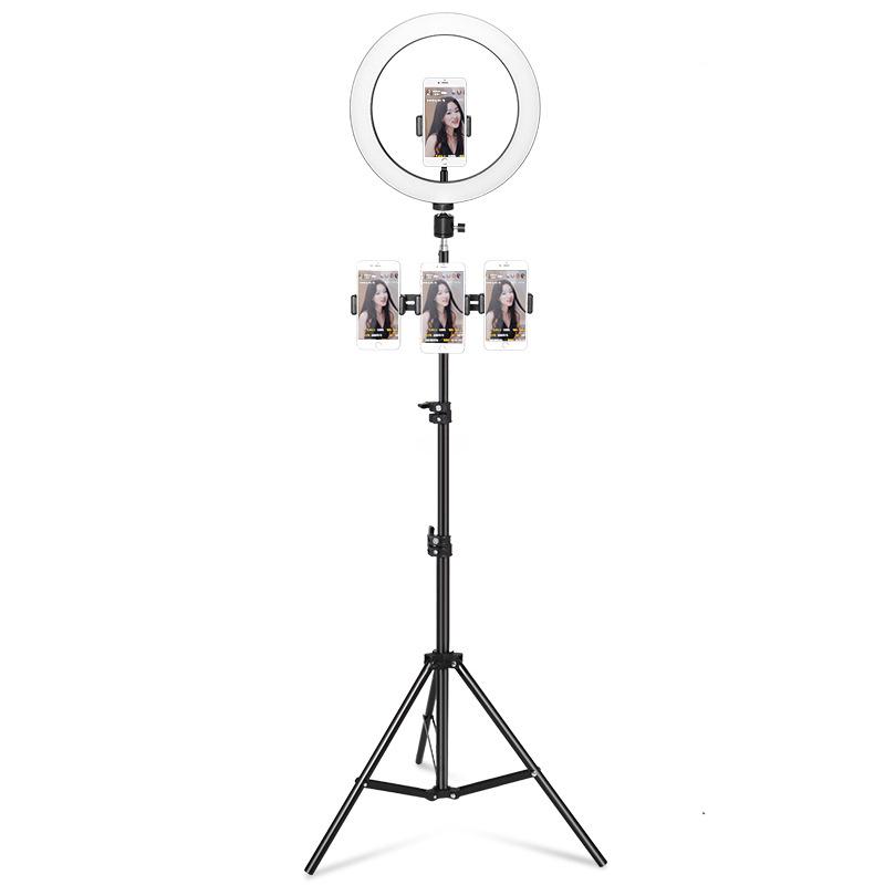 Кольцевая светодиодная лампа Ring Fill Light 26 см  с металлическим штативом 2,1 м