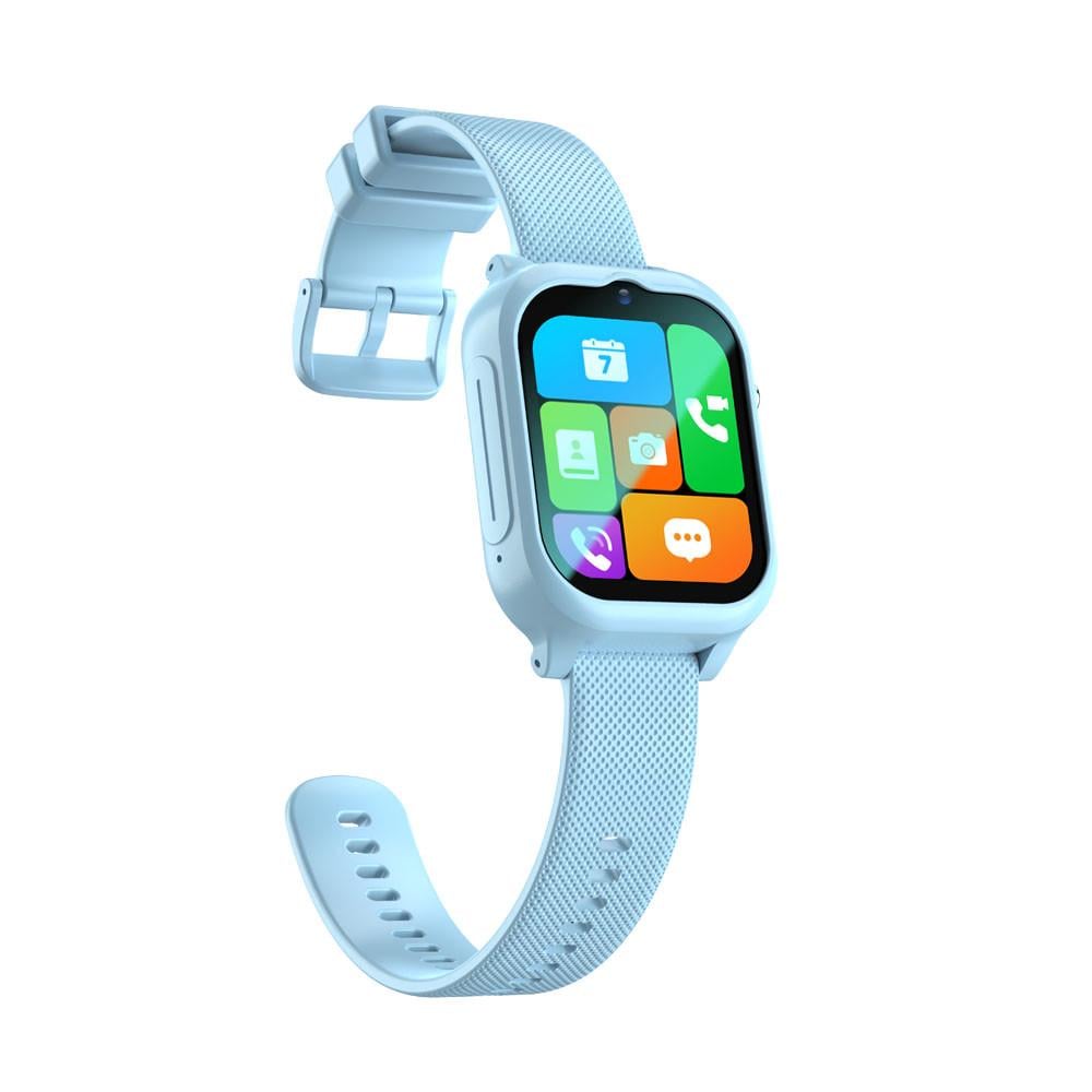 Смарт-часы детские Lemfo K26H с GPS/сим-картой/сменным корпусом/видеозвонком и влагозащитой Blue (117395997)