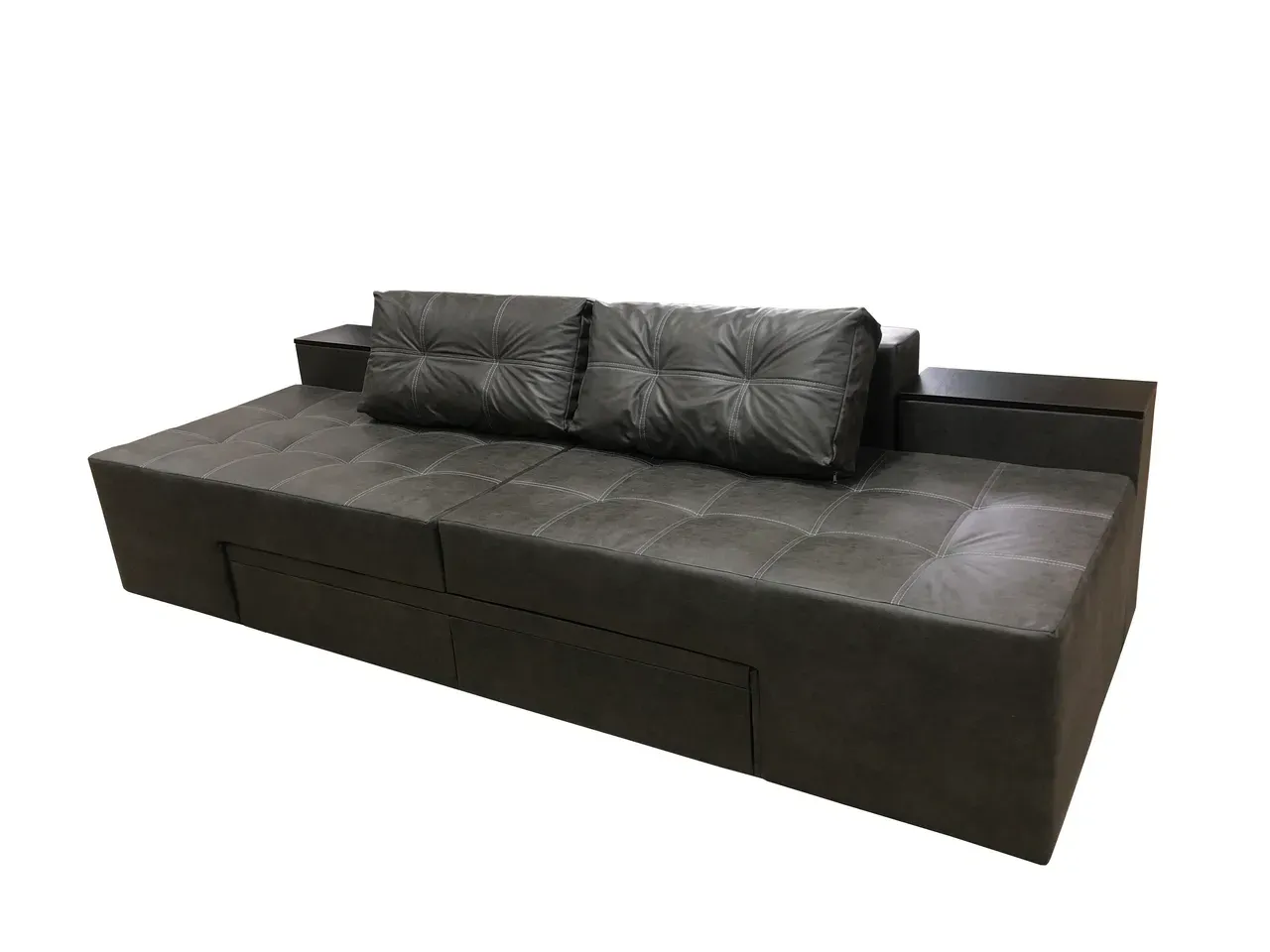 Диван трансформер Домино 270х105 см Серый (29557853)