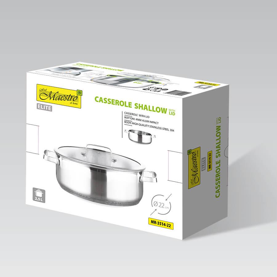 Кастрюля Maestro MR-3514-22 с крышкой 2 л (273784) - фото 2 Кастрюля Maestro MR-3514-22 с крышкой 2 л (273784) - фото 2