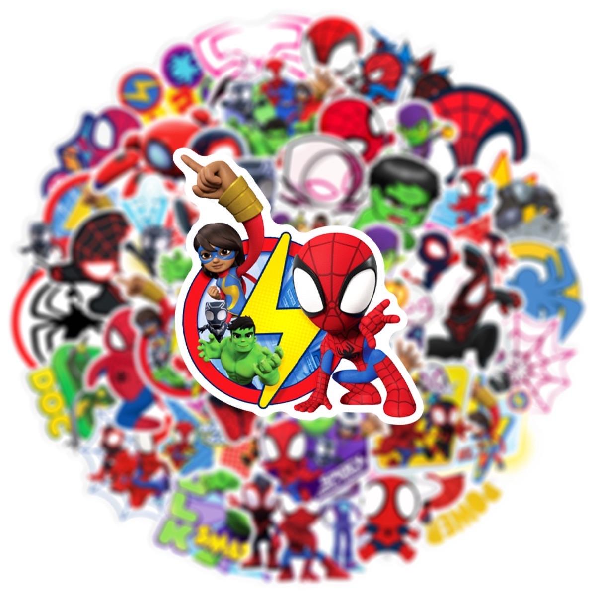 Стикеры Spiderman 50 шт. (2031182243)