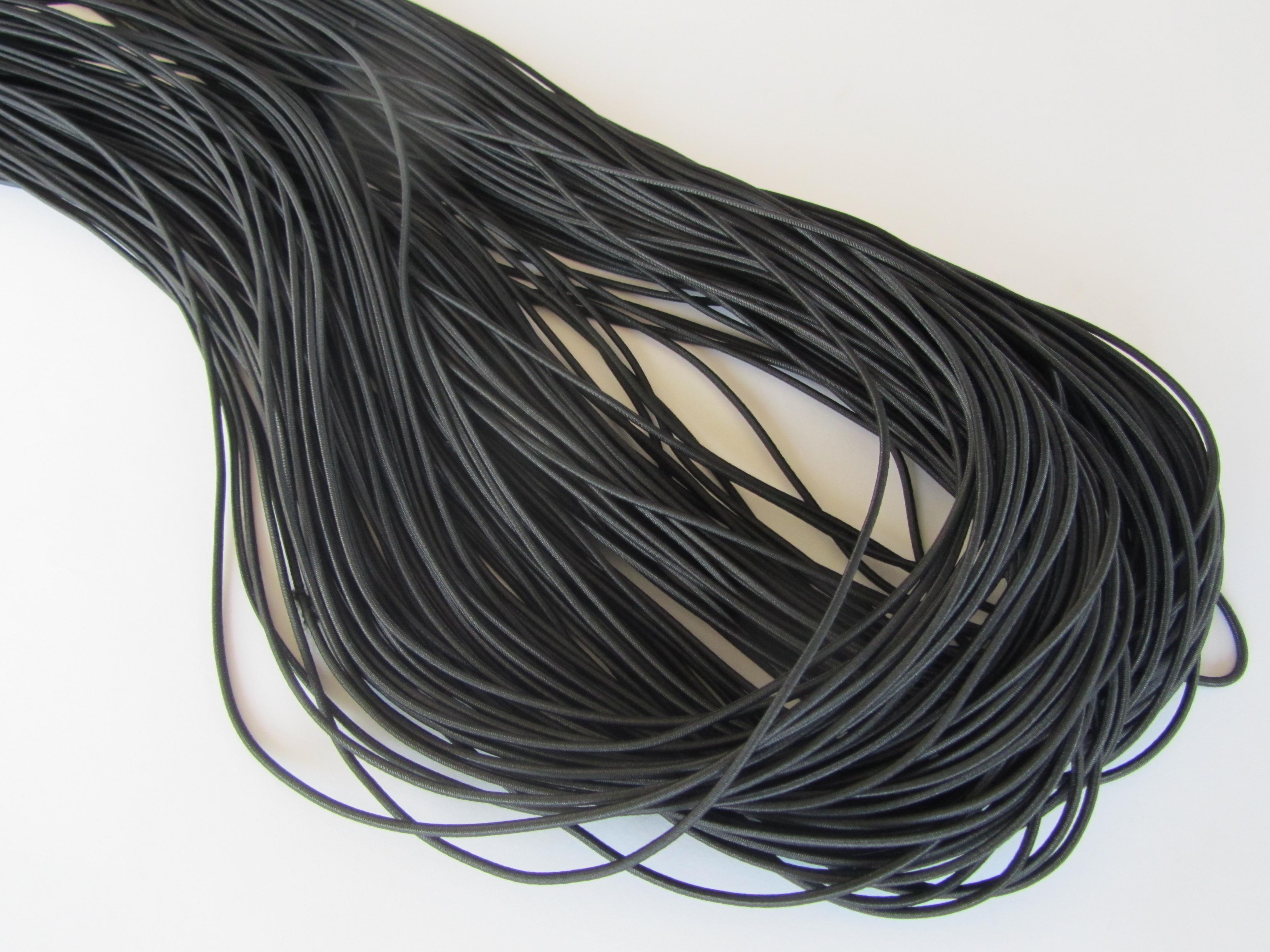 Резинка кругла d 1,5 мм/100 м Чорний (41690275)