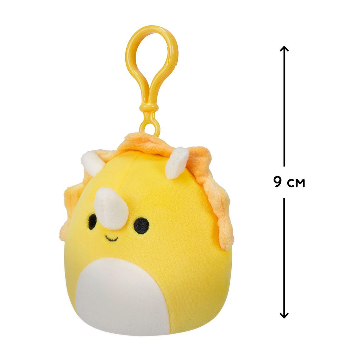 Іграшка м'яка на кліпсі SQUISHMALLOWS Трицератопс 9 см - фото 2