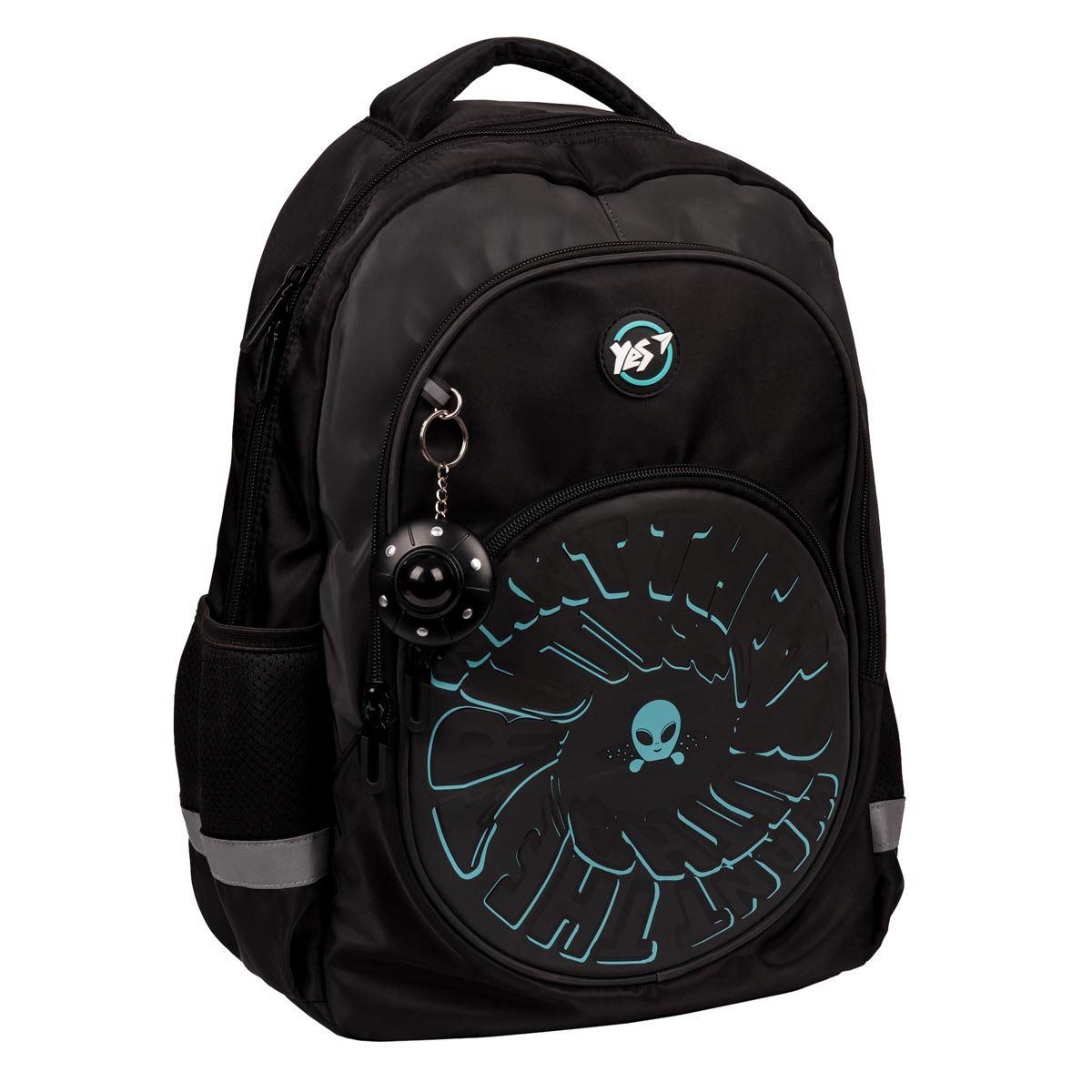 Рюкзак шкільний YES TS-58 Alien 41х31х13 см Чорно-сірий (559987)