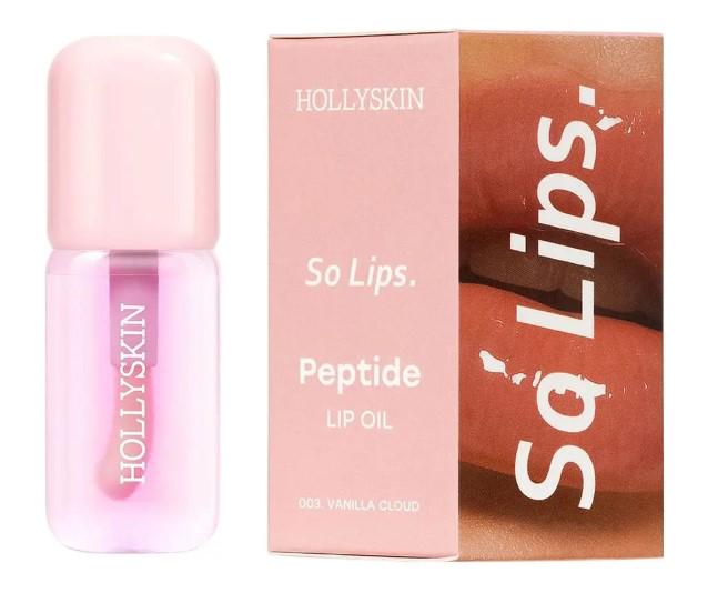 Масло для губ увлажняющее HOLLYSKIN So Lips Peptide Lip Oil 003 Vanilla Cloud 4 мл