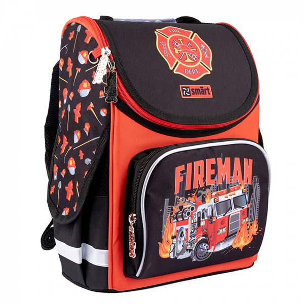Рюкзак шкільний каркасний Smart Fireman 34х26х11 см (ЦБ-00029209)