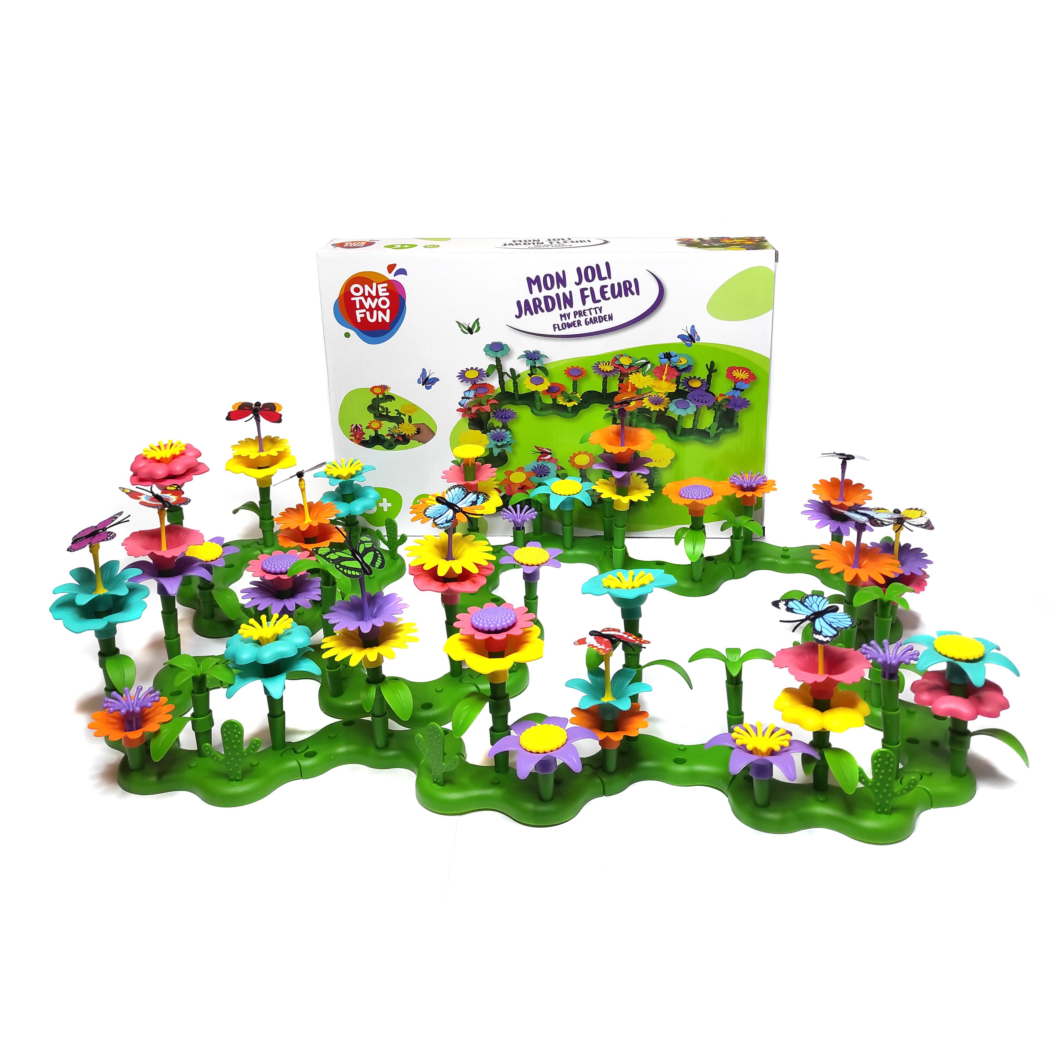 Конструктор для дівчаток Квітковий сад Garden 272 деталі One Two Fun (922559) Конструктор для дівчаток Квітковий сад Garden 272 деталі One Two Fun (922559)