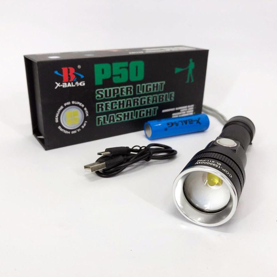 Фонарь аккумуляторный Bailong (BL 611-P50) - фото 2 Фонарь аккумуляторный Bailong (BL 611-P50) - фото 2