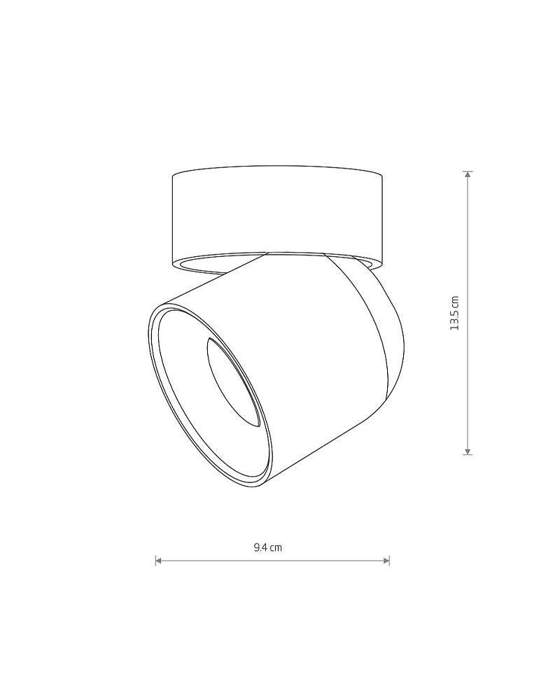 Спот-светильник поворотный Nowodvorski 11347 Oscar GU10 15W IP54 Белый (23563591) - фото 8
