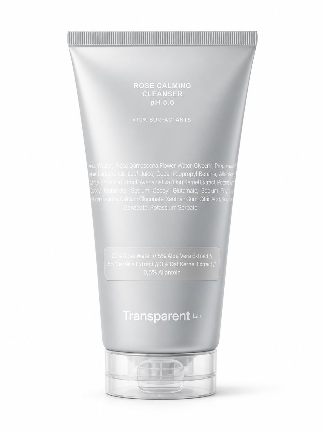 Гель ніжний для очищення обличчя Transparent Lab Rose Calming Cleanser Ph 5,5 150 мл