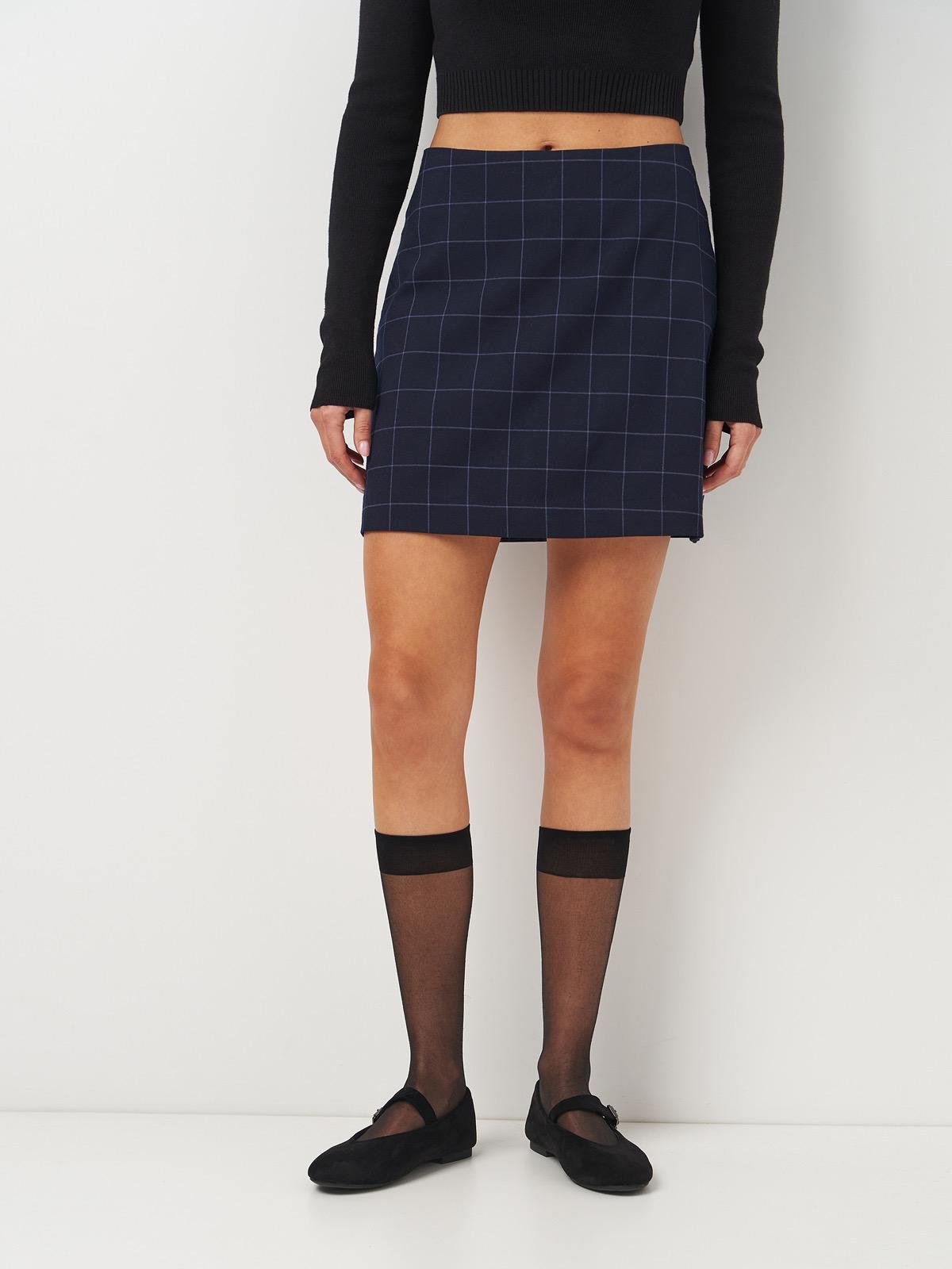 Юбка р. 38 Темно-синий (8040441wer)