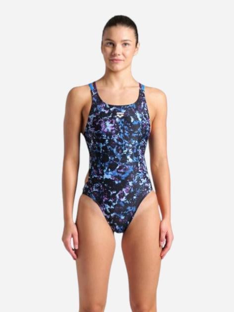 Купальник закрытый для женщин Arena ROCKIN SWIMSUIT SWIM TECH MULT р. 36 Фиолетовый (008159-889 36)