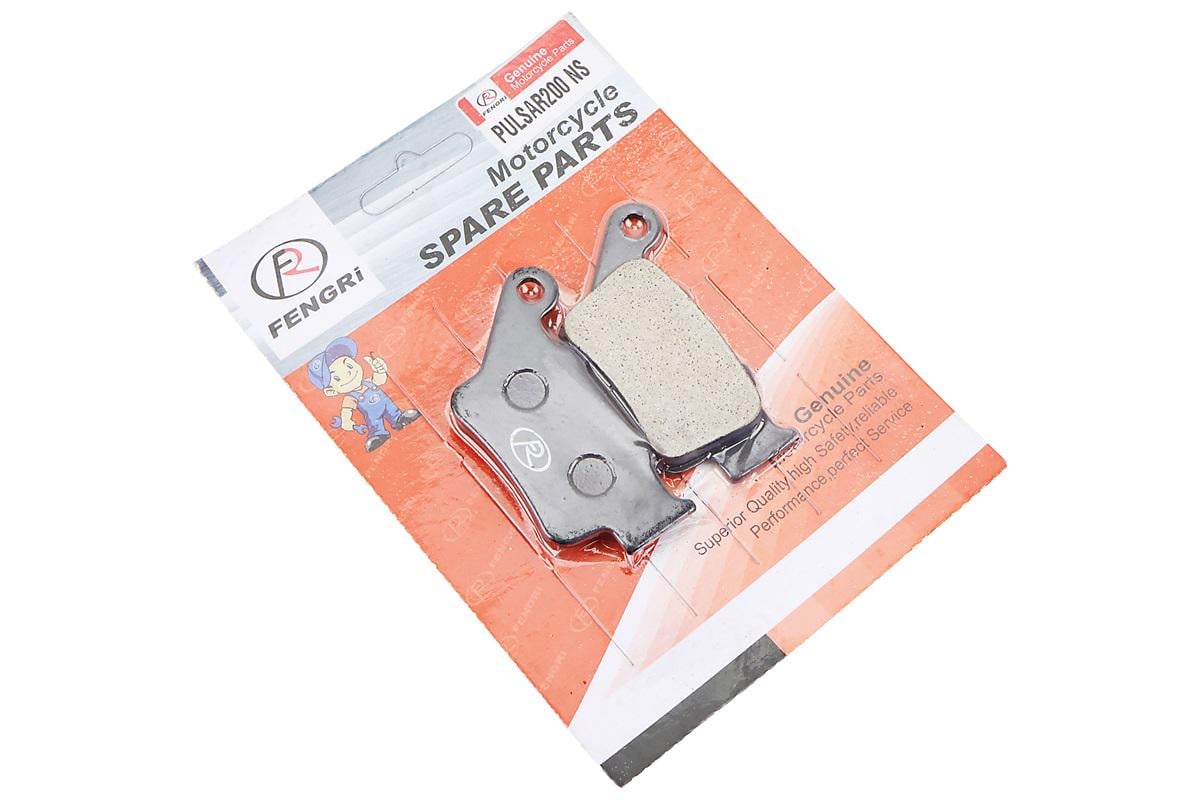 Колодки гальмівні дискові до мотоцикла BAJAJ PULSAR NS-200/RS200/Dominar 220 78,5x31,7 мм Чорний (DK151085)