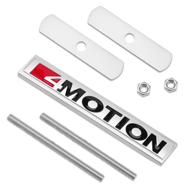 Емблема 4MOTION Хром матова у решітку радіатора Volkswagen (1655946016)