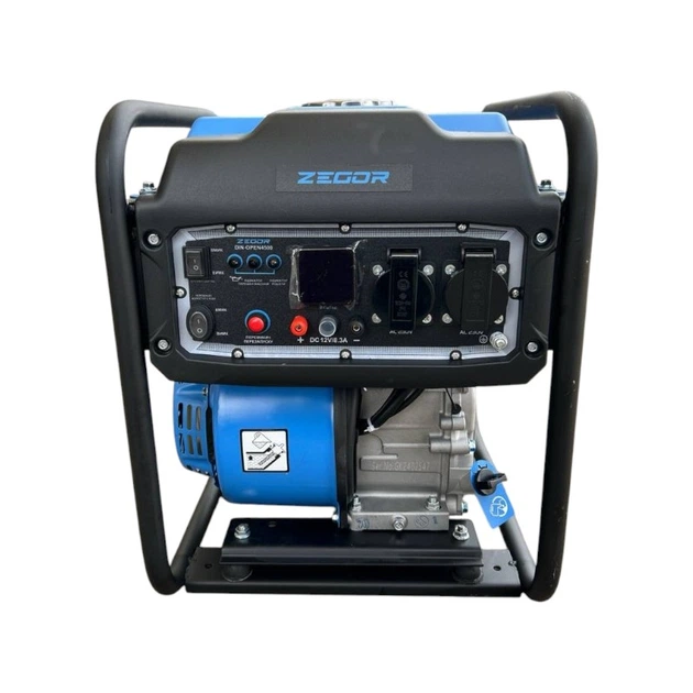 Генератор бензиновий інверторний відкритого типу 4,5 кВт Zegor DIN-OPEN4500 (32367625)