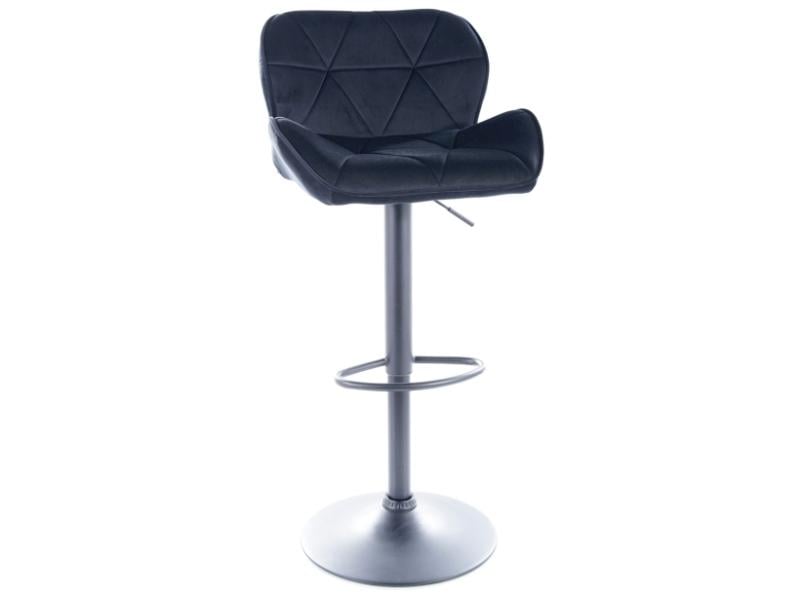 Барный стул C122 velvet Черный (C122VCC)