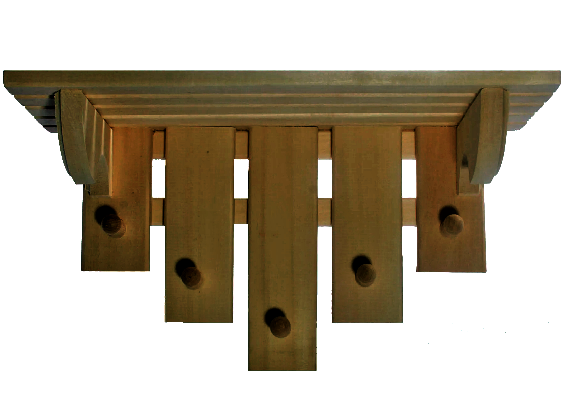 Вішалка банна з дерева Брусниця Мускат (ВБА-000507)