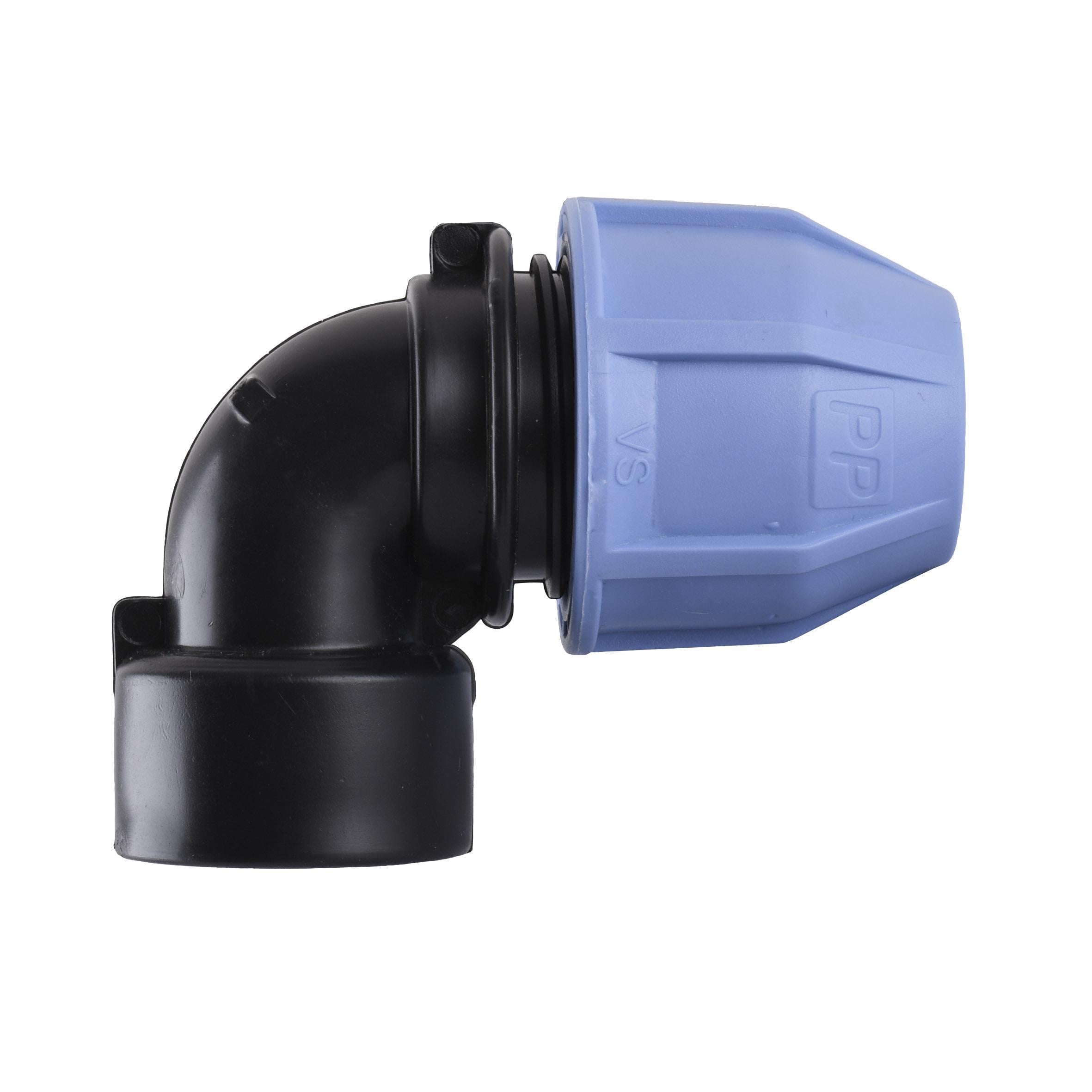Колено ПНД Vsplast 20 мм x 3/4" ВР 4002 (000005440)