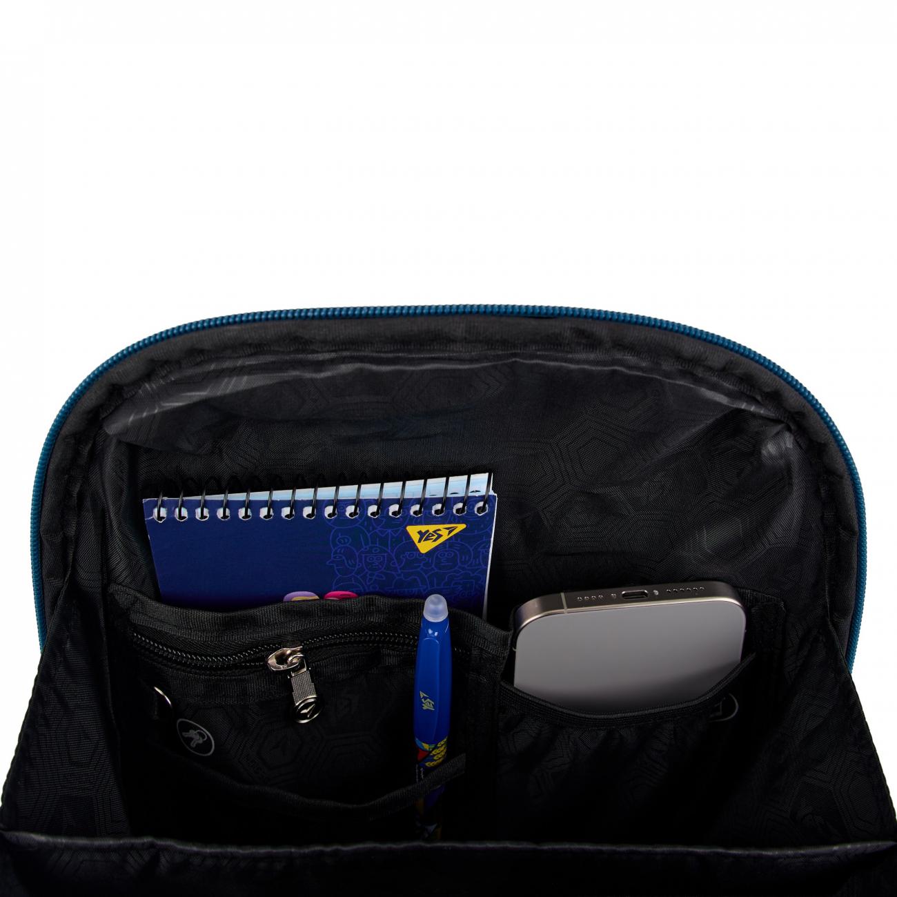 Рюкзак школьный каркасный с ортопедической спинкой YES H-100 Football Game (000995062) - фото 8 Рюкзак школьный каркасный с ортопедической спинкой YES H-100 Football Game (000995062) - фото 8